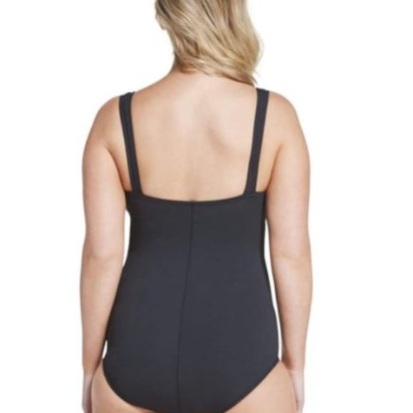 New!! Speedo Women's Swimsuit One Piece Endurance+ Shirred Tank Moderate Cut - Picture 2 of 5